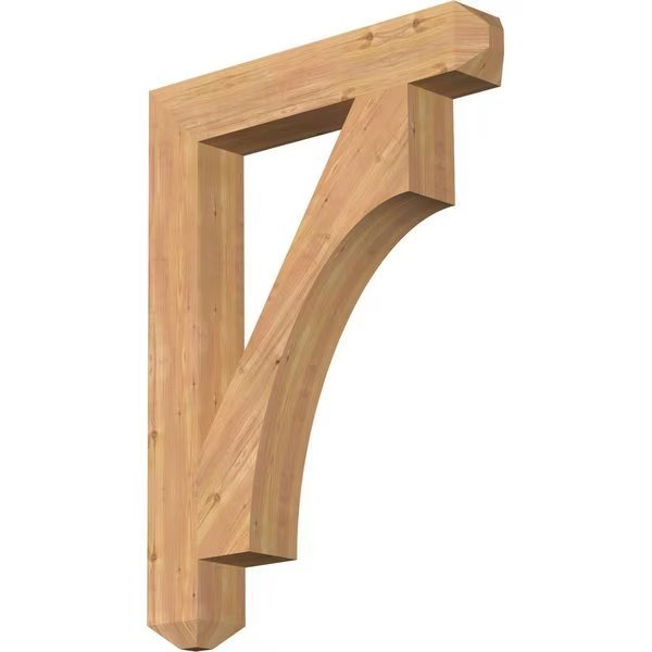 Westlake Craftsman Smooth Bracket, Western Red Cedar, 5 1/2